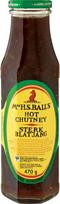 Mrs H.S.Ball's Chutney (stiklinė) 470 g (Karštas, 16 oz (1 x 1))