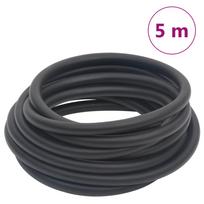 Hibridinė oro žarna, juodos spalvos, 0,6, 5m, guma ir PVC