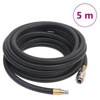 Hibridinė oro žarna, juodos spalvos, 0,6, 5m, guma ir PVC