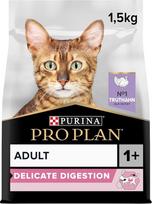 PURINA PRO PLAN DELICATE sausas kačių maistas, OptiDigest, 1 pakuotė (1 x 1,5 kg)
