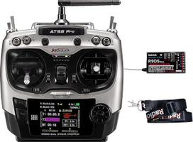 Radiolink AT9S Pro RC nuotolinio valdymo pultas su imtuvu, 10/12 kanalų su imtuvu R9DS 2,4 GHz nuotolinio valdymo siųstuvas, skirtas RC dronui Fleugzeug Buriavimo transporto priemonei Automobilis Valtis (2 režimas kairėn)