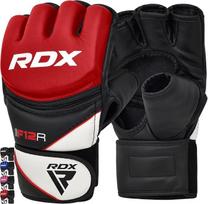 RDX Maya odinės pirštinės MMA UFC kovos menų sparingo mokymas Grappling M Red