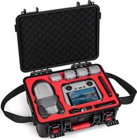 STARTRC Air 3S dėklas, DJI Air 3S Fly More Combo vandeniui atsparus kietas dėklas, suderinamas su DJI Air 3S priedais, RC 2/RC/RC-N3/N2 valdikliu, įkrovimo stotele