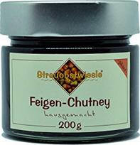 Streuobstwiesle Fig Chutney - 200 g - sodrus, aromatingas padažas kepsniams, Fondue, Raclette, dėžei, ryžiams...