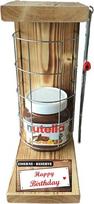 Su gimtadieniu - geležies rezervatas su "Nutella" 450 g stiklinė su pjūklu - tinklelis - juokinga gimtadienio dovana, dovanų idėjos vyrams ir moterims, gimtadienio dovanos