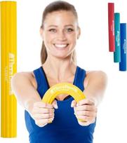 TheraBand FlexBar Handtrainer | Unterarmtrainer für Rehabilitation & Griffkraft | Trainingsgerät für Hand, Handgelenk & Unterarm | Fitness Zubehör | Handmuskeltraining | Flexibler Übungsstab