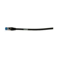 Patch cable RJ45 - CAT6A 500Mhz -10m - black - S-STP(S/FTP) - TPE/LSZH(Superflex) - AWG26 - Synergy
