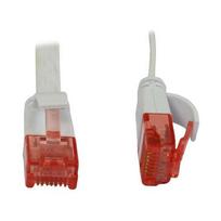 Patch cable RJ45 - CAT6 250Mhz - 5m white - UTP(U/UTP) - PVC - flat - Synergy 21 -