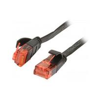 Patch cable RJ45 - CAT6 250Mhz - 5m black - UTP(U/UTP) - PVC - flat - Synergy 21 -