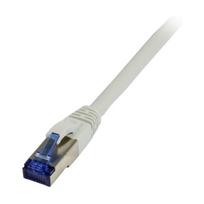 Patch cable RJ45 - CAT6A 500Mhz - 1.0m - gray - S-STP(S/FTP) - TPE/LSZH(Superflex) - AWG26 - Synergy