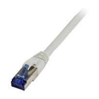 Patch cable RJ45 - CAT6A 500Mhz - 3m - gray - S-STP(S/FTP) - TPE/LSZH(Superflex) - AWG26 - Synergy 2