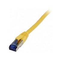 Patch cable RJ45 - CAT6A 500Mhz - 7.5m - yellow - S-STP(S/FTP) - TPE/LSZH(Superflex) - AWG26 - Syner