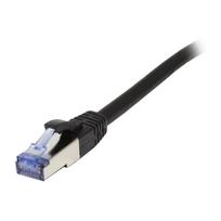 Patch cable RJ45 - CAT6A 500Mhz - 1.0m - black - S-STP(S/FTP) - AWG27 - LSZH - Synergy 21