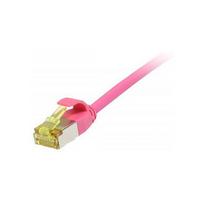 Patchkabel RJ45, CAT6A 500Mhz, 1,0m, magenta, U/FTP, slimline rund d=3,8mm, TPE/LSZH(Superflex), AWG32, mitCat.7 Rohkabel, Synergy 21 (S217383V3)