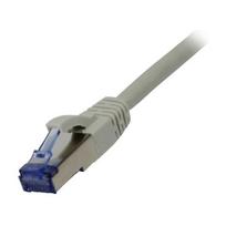 Patch cable RJ45 - CAT6A 500Mhz - 5m - gray - S-STP(S/FTP) - AWG26 - LSZH - Synergy 21