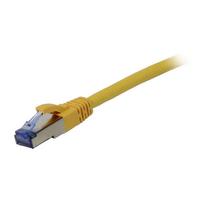 Patch cable RJ45 - CAT6A 500Mhz - 5m - yellow - S-STP(S/FTP) - AWG26 - LSZH - Synergy 21