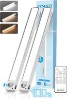 Virtuvės LED šviestuvas, 2200 mAh baterijos indikatorius, nuotolinio valdymo pultas ir jutiklinis apšvietimas, 3 spalvų temperatūros, USB įkraunamas virtuvės šviestuvas spintelėms / miegamiesiems (2