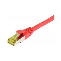 Patchkabel RJ45, CAT6A 500Mhz,10m, rot, S-STP(S/FTP), TPE/LSZH(Ultraflex), AWG26, mitCat.7 Rohkabel, Synergy 21 (S217721)