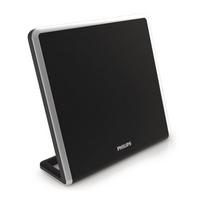 Philips Digital-TV-Antenne SDV7220/12 - Schwarz - 49 dBi - FM - UHF - 1,8 m - 216 x 170 x 216 mm - Coax