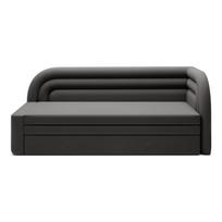 Taupe spalvos iš velveto sulankstoma/su sandėliavimo vieta sofa su dešiniuoju kampu 223 cm Fabillo – ELTAP