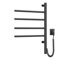 Elektrinis pasukamas rankšluosčių džiovintuvas su termostatu ARABESQUE 60W 65x49 cm juodas