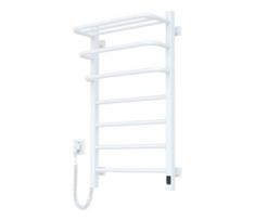 Elektrinis rankšluosčių džiovintuvas su termostatu FORTIS 155W, 80x48 cm, kairinis, baltas