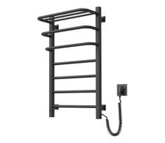 Elektrinis rankšluosčių džiovintuvas su termostatu FORTIS 155W 80x48 cm juodas dešinysis