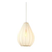 Kabantis šviestuvas smėlio spalvos ø 38 cm su tekstiliniu gaubtu Itela – Light & Living