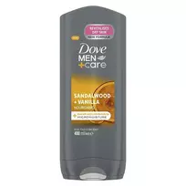Dove - Men+Care Sandalwood & Vanilla Nourishing Shower Gel (Body, Face & Hair Wash) - 400 ml