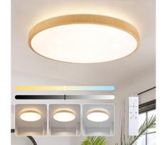 Brilagi-LED Dimeriuojamas šviestuvas GLASS POOL DOUBLE LED/80W/230V 60 cm medžio dekoras+nuotolinis pultas