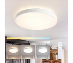 Brilagi - reguliuojamas LED šviestuvas GLASS POOL DOUBLE LED/60W/230V 50 cm baltas + su nuotoliniu pulteliu