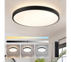 Brilagi - Dimeriuojamas LED šviestuvas GLASS POOL DOUBLE LED/80W/230V 60 cm juodas + nuotolinis valdymas