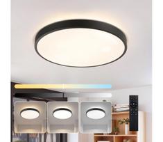 Brilagi - dimeriuojamas LED šviestuvas GLASS POOL DOUBLE LED/60 W/230 V 50 cm juodas + su nuotoliniu pultu