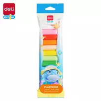 Plastilinas DELI 12 spalvų, 200 g