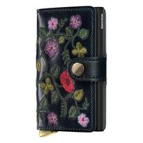 SECRID piniginė M-Floral Premium Stitch+ - Žalia, Vertikalus
