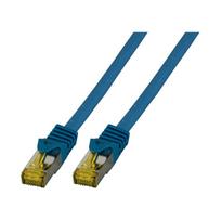EFB-Elektronik RJ45 Patchkabel Cat.6A S/FTP LSZHCat.7 Rohkabel blau 3m Hersteller: EFB Elektronik (MK7001.3BL)
