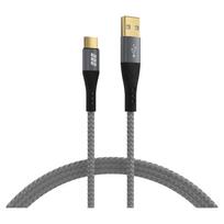 EFB Elektronik USB-A auf USB-C Kabel 60W QC 3A grau - Kabel - Digital/Daten (USB-AC-00004)