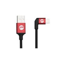 PGYTECH P-GM-115 mobile phone cable, Black, Red, 0.35 m, USB A Lightning