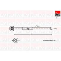 Varžtų kompl., cil. galvutės varžtai FAI AutoParts B2120
