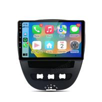 automagnetola radijas junsun Toyota Aygo Peugeot 107 Citroen C1 gps navigacija usb wifi bluetooth carplay fm vairo valdymo funkcija octa core 4gb+64gb