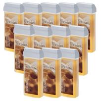 Vaško kasetė ItalWax Honey, 12x100 ml