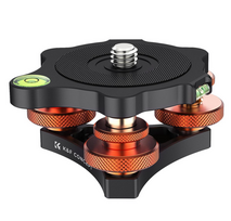 K&F Concept K&F Camera Leveler for Tripod Head, Aluminum Adjusting Tripod Head,Adjustment angle: +/-5°, maximum