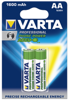10x2 Varta Akku Professional AA NiMh 1600 mAh VPE inner box