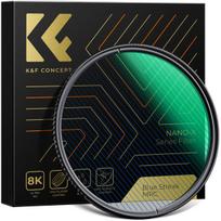 K&F 82mm,Blue Streak Filter,2mm Thickness, HD, Waterproof, Anti Scratch, Green Coated