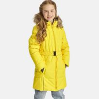 Huppa Mergaičių žieminis paltas YACARANDA, yellow