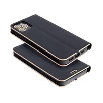 Dėklas telefonui Luna Book Gold, skirtas Huawei P Smart 2019, juodas