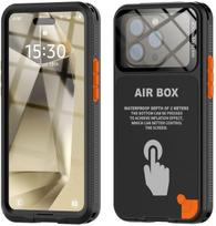 Coque iPhone 6.1" 12 iki 16 su Pilna Apsauga IP68 Shellbox Juoda