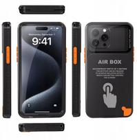 „Coque“ iPhone 6.7" 12 Pro Max ir 16 Pro Max su IP68 apsauga Shellbox Juoda