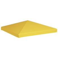 Viršutinis pavėsinės uždangalas geltonas 3x3m 270 g/m²