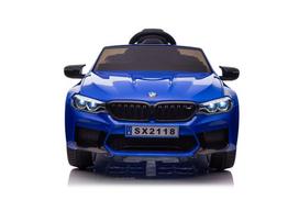 Lean Cars Vienvietis elektromobilis vaikams BMW M5 Drift, mėlynas